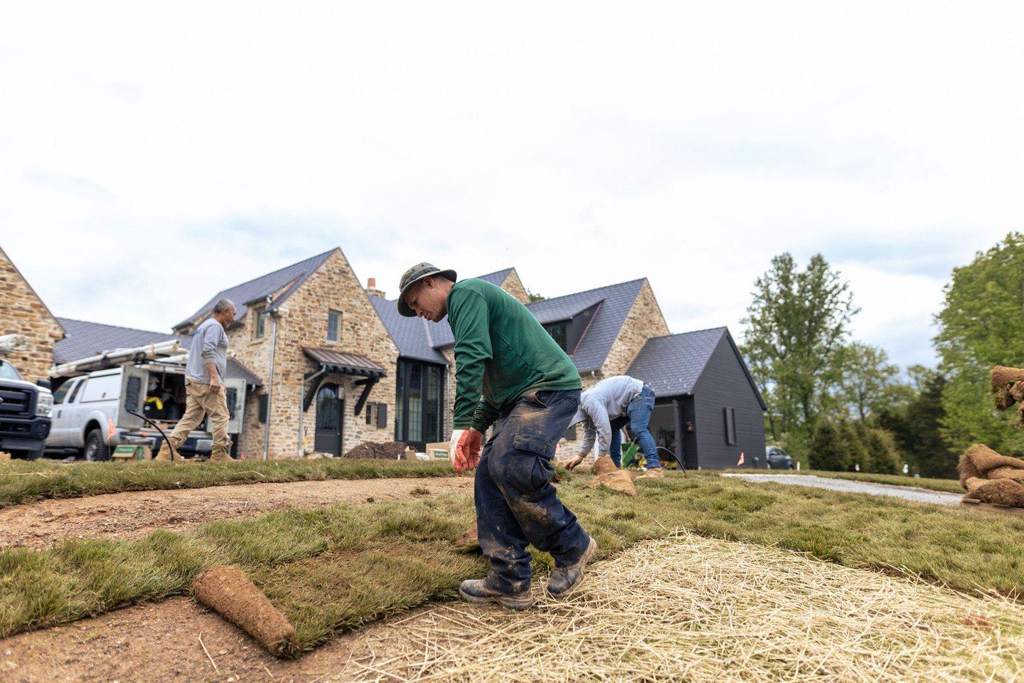 Great Falls VA, Sod Installation by L&C Grounds 