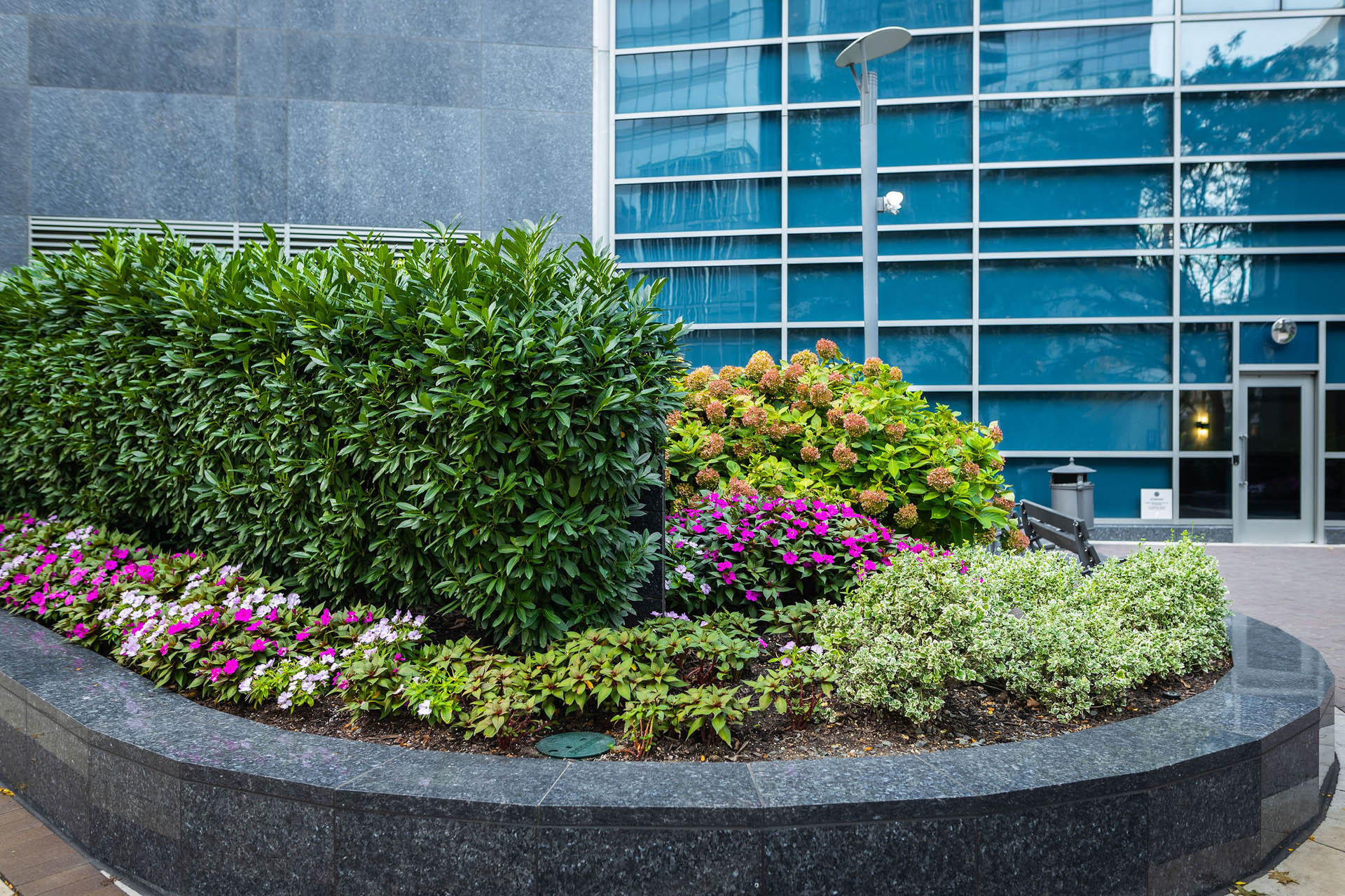 seasonal container and planting bed